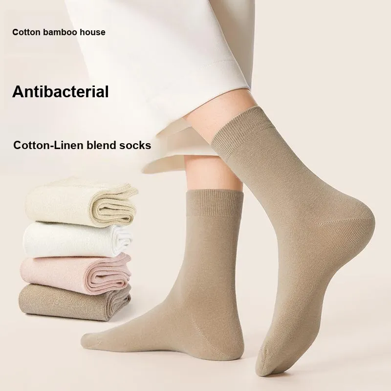B&C.Room Mid Calf Socks Women's 5 Pack-7