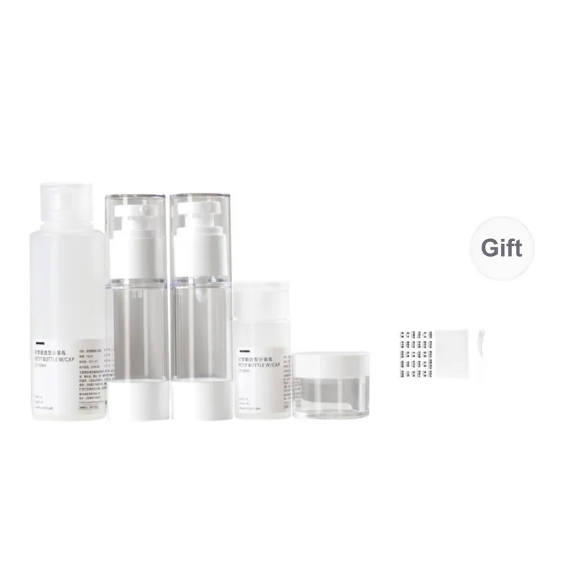 NILIYA Vacuum Travel Dosing Bottles Portable Set Empty Bottle Sample-3