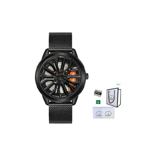 Sanda Wheel Collection Кварцевый механизм Сплав Ремешок Часы Мужские Часы С Открытым Механизмом