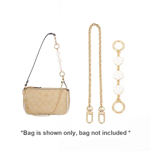 Lan Bao Fan Alloy Extender Chain Accessories Unisex Gold-Tone