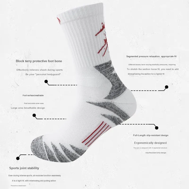 MIIOW Basketball Socks Unisex Combo Set-26