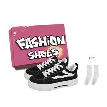 Luji Skateboard Shoes Women's Low Top White