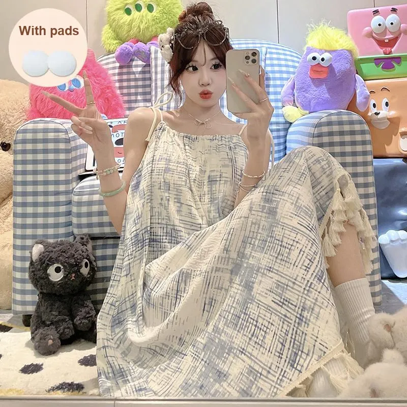Top Melon Nightgown Women's Image Color-2