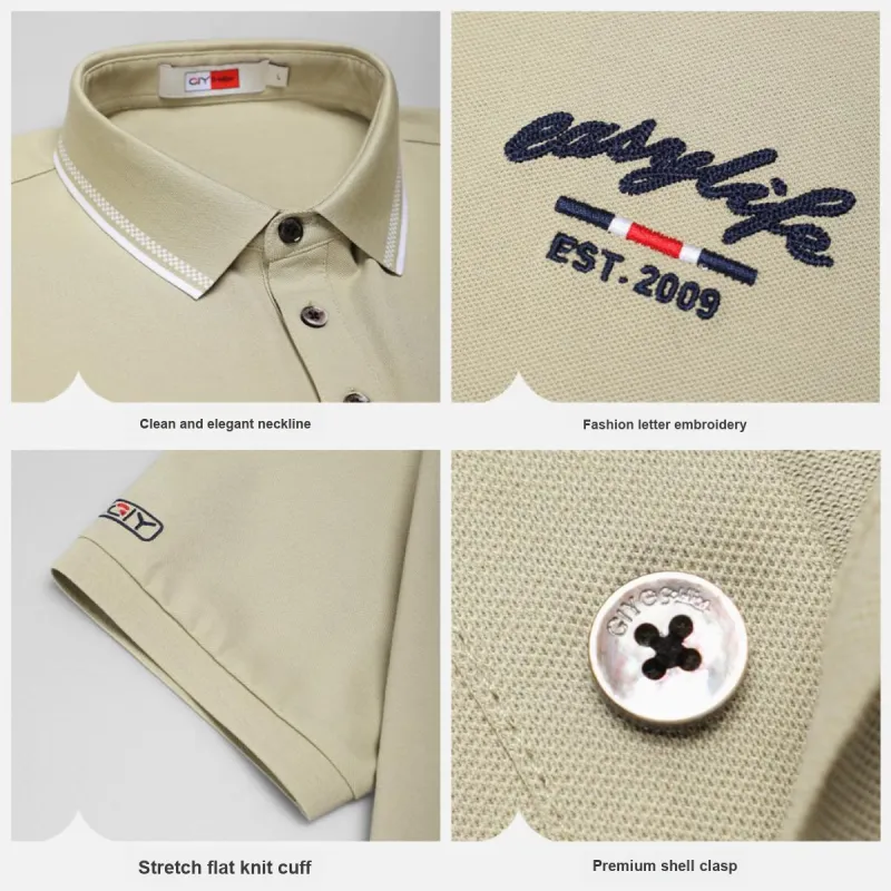 GY Goldlion Polo Shirts Men-12