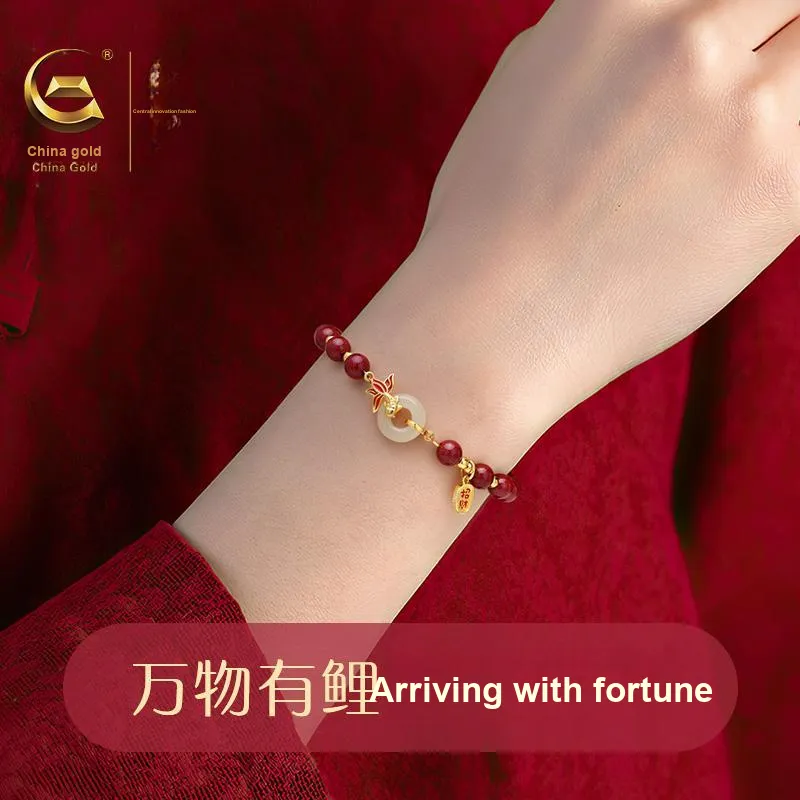 Central Fashion Cinnabar Bracelets Women's-4