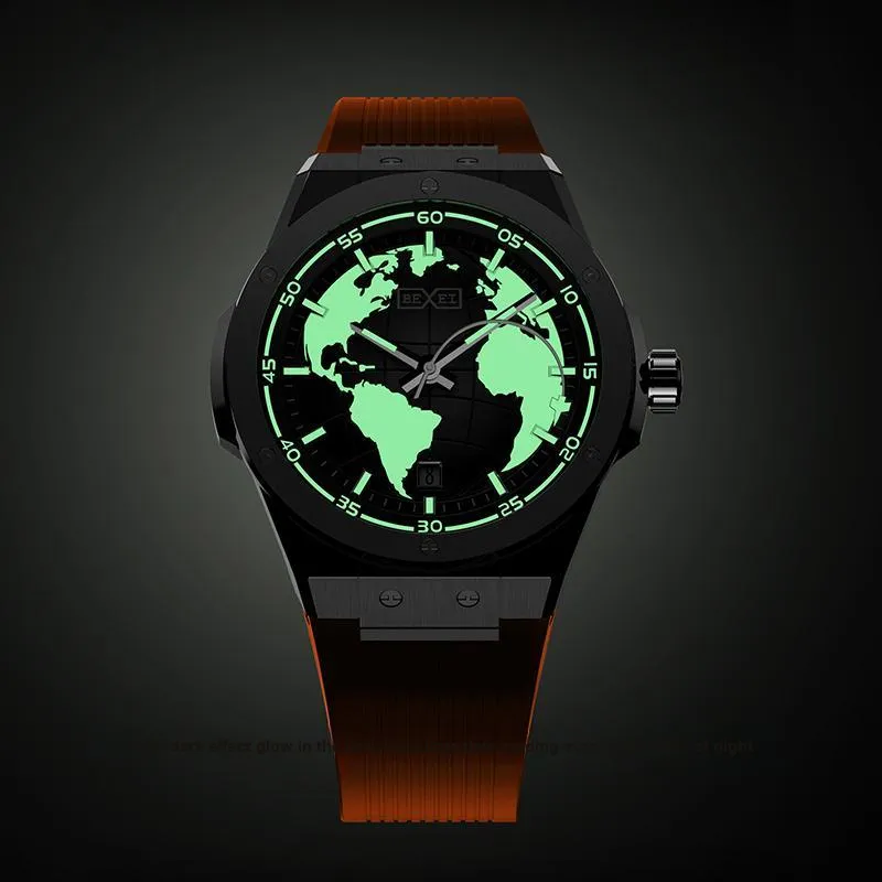 BEXEI J 20 Collection Automatic Mechanical Movement Watch Men's Watches Black Dial-33