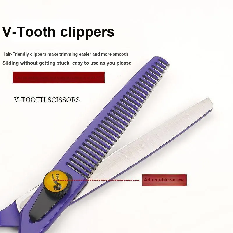 XIBI Hairdresser Hair Salon Hair Clippers Scissors Hairdressing Tools Thinning-4