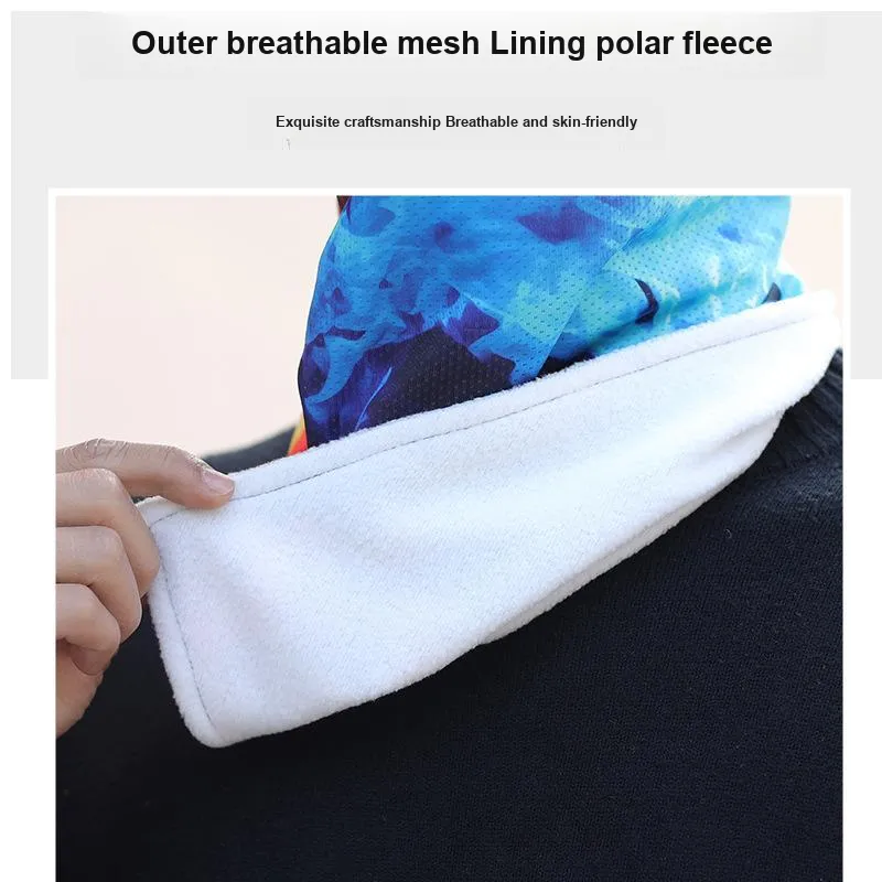 JIEKAI Cycling Gear Cycling Mask Unisex Polar Fleece 1 Pack Multiple Colors-2