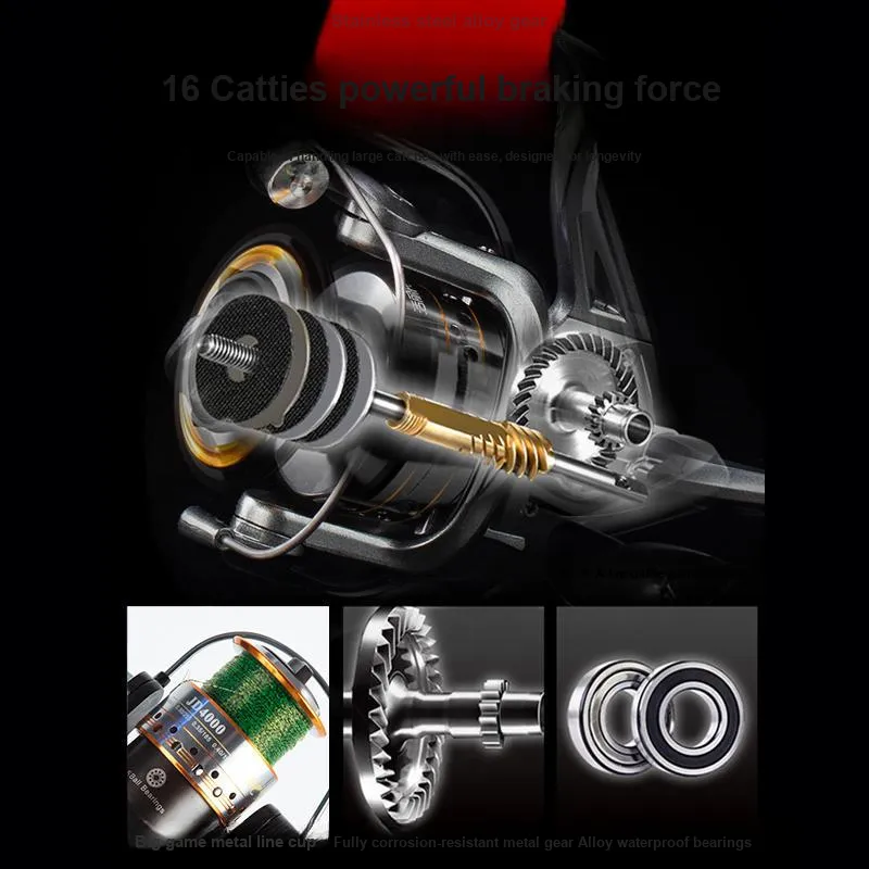 Jiadiaoni Fishing Line Reels Front Unloader Spinning Wheels-2