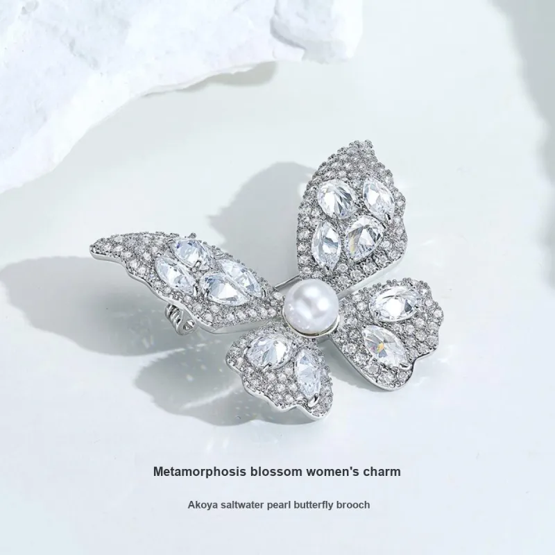 ME LUXE Pearl Brooches Women's-1