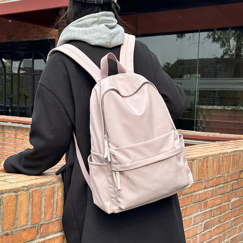 Yalu Nylon Backpack Unisex Multicolor-17