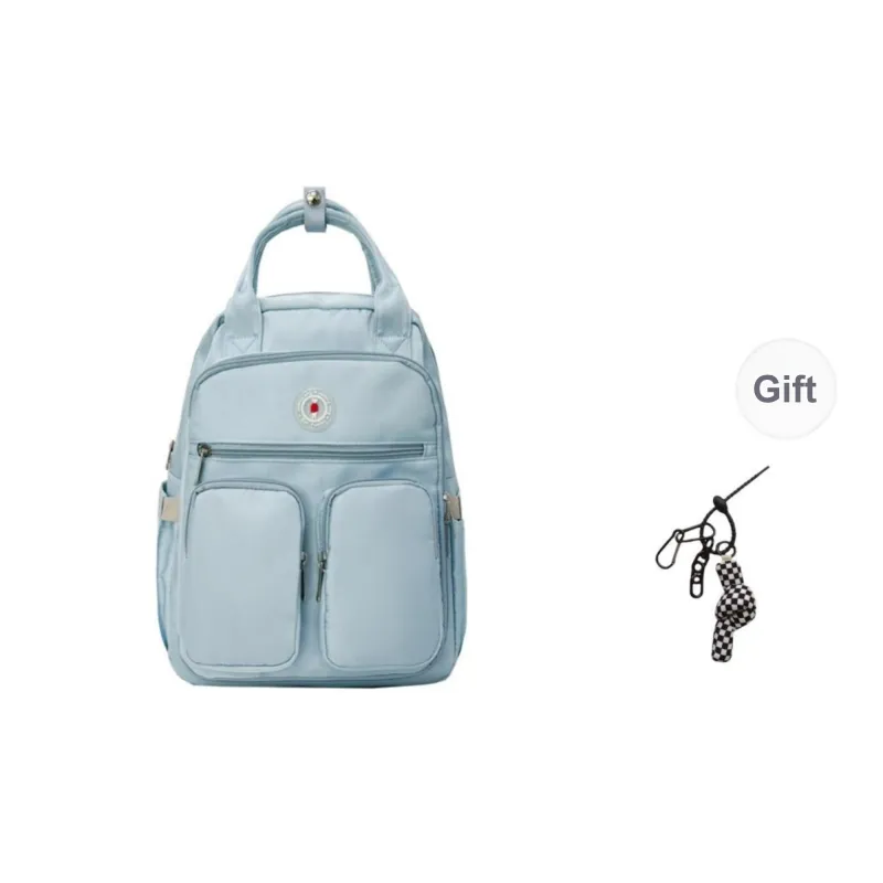 KAMLUI Oxford Backpacks Backpack Unisex White/Black/Purple/Yellow/Sky Blue/Lake Blue-20