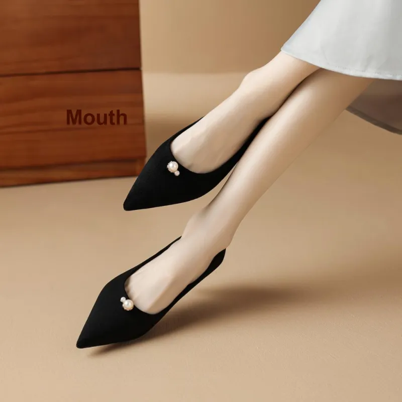 Safiya Chunky Heel High Heels 4cm Women's-5