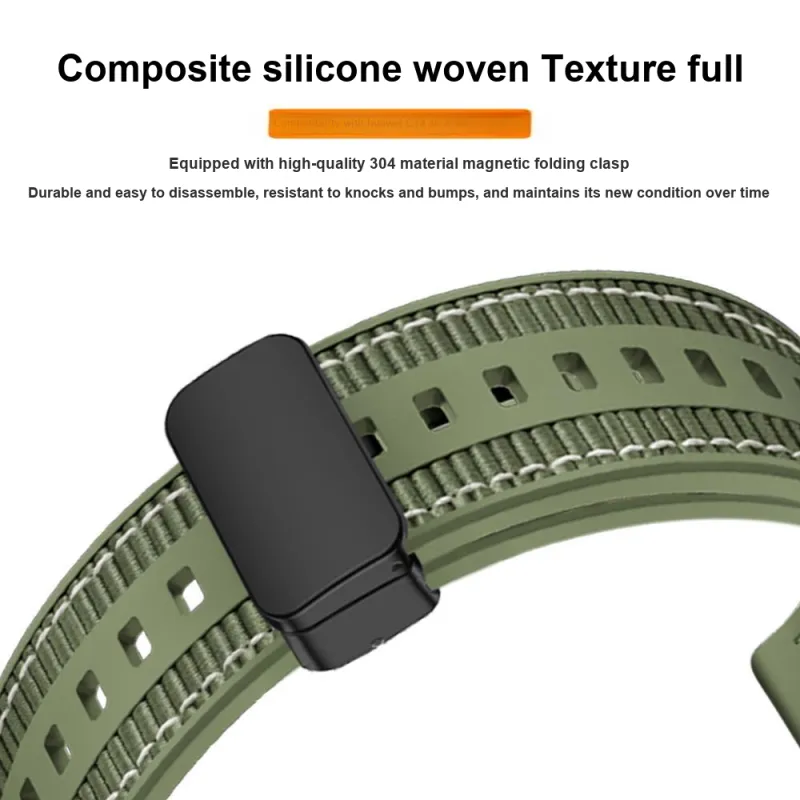 CHRROTA Watch Band Compatible With All Devices Nylon Material-3