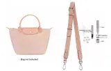 [Dusty Pink]86-103cm Crossbody Shoulder Strap Set[Top Grain Cow Leather]
