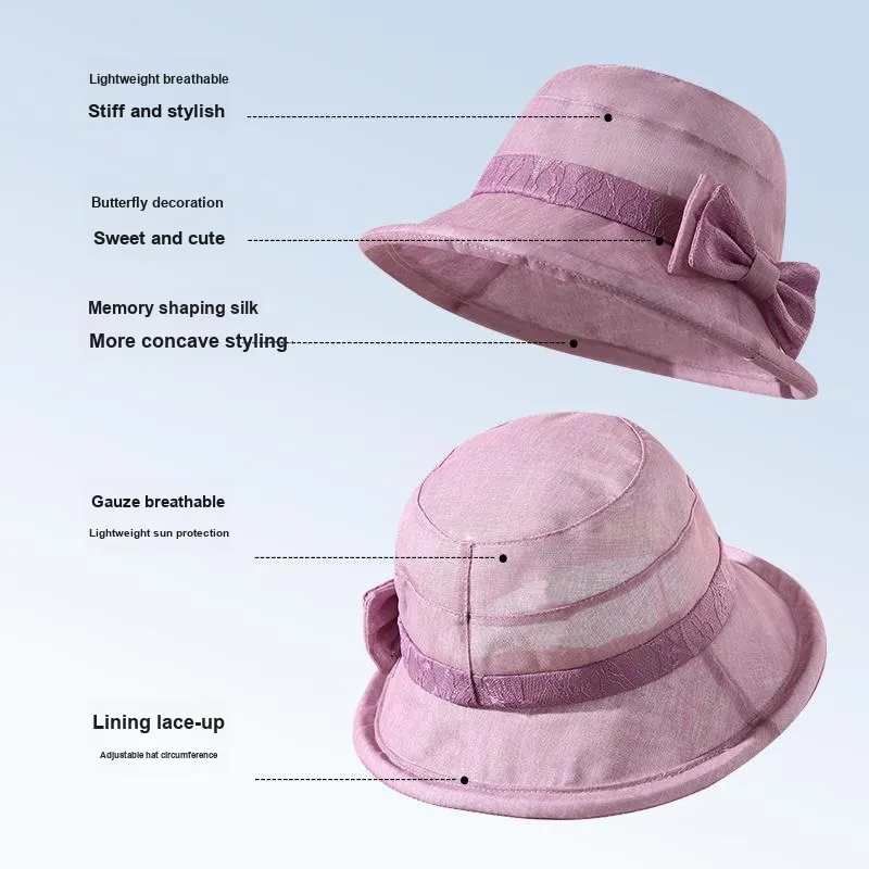 YUZHAOLIN Lightweight Sun Protection Hats Women's-4