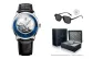 Stainless Steel Blue White Black Belt
