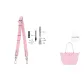 Pink-Perforated Set