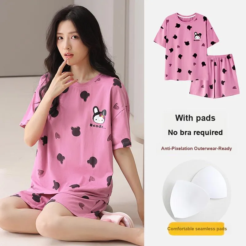 GOSO Pajama Set Women's Bright Pink-5