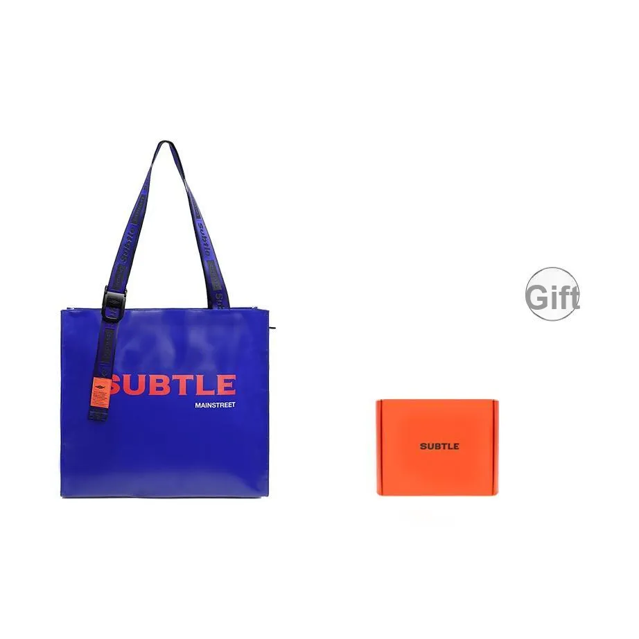 Subtle PVC Shoulder Bag Large Unisex Multicolor