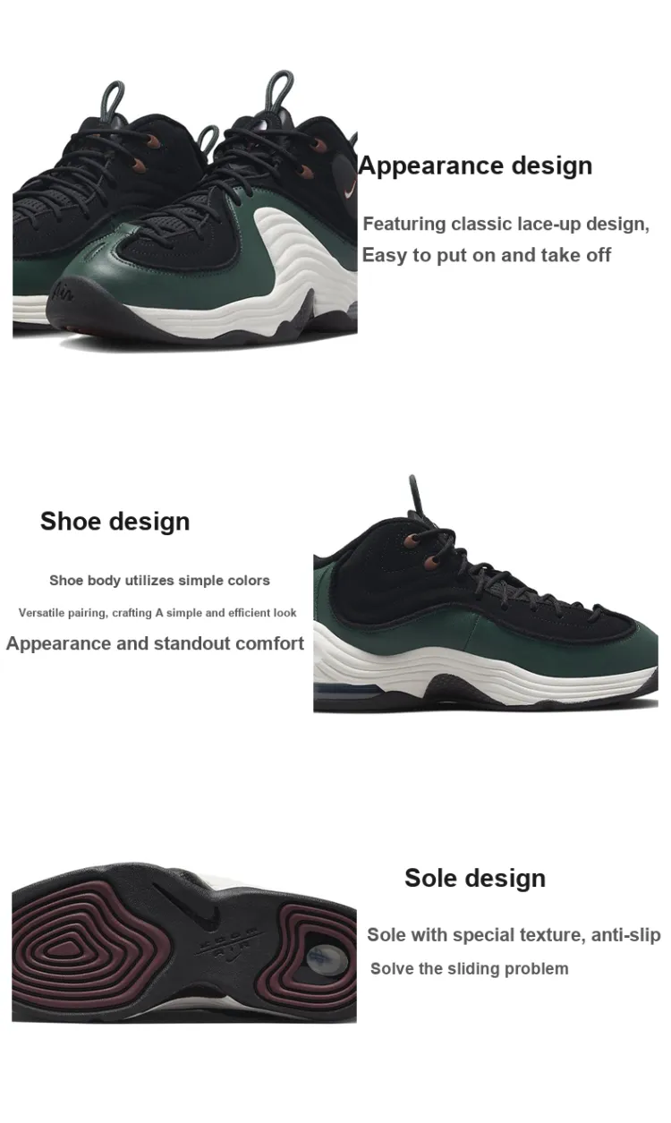 Nike Air Penny 2 Black Faded Spruce US M 6.5 - POIZON Nike Air Penny 2 Black Faded Spruce US M 6.5 - POIZON