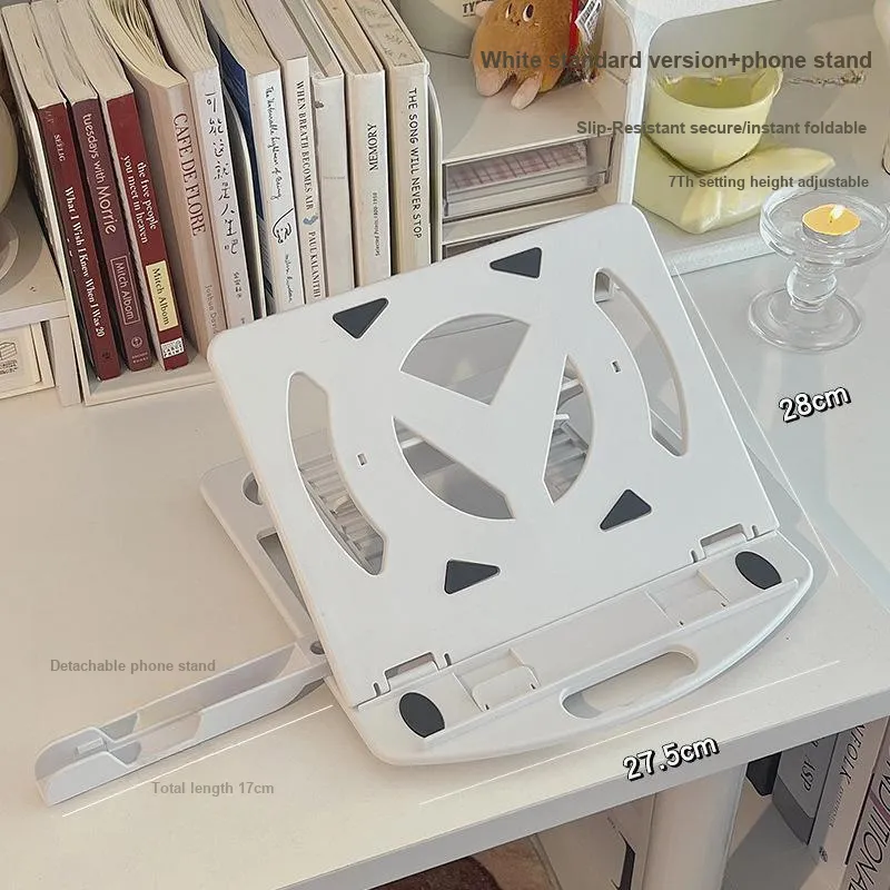 LZL Laptop Stand Computer Stand Desktop 360 Rotating Object Elevator Foldable Height Adjustable Portable Cooling Rack-2