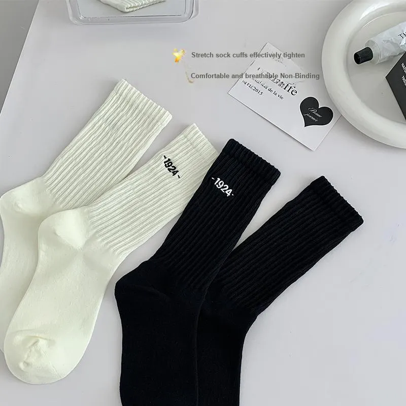 Lan Miao Mid Calf Socks Women's Combo Set-8