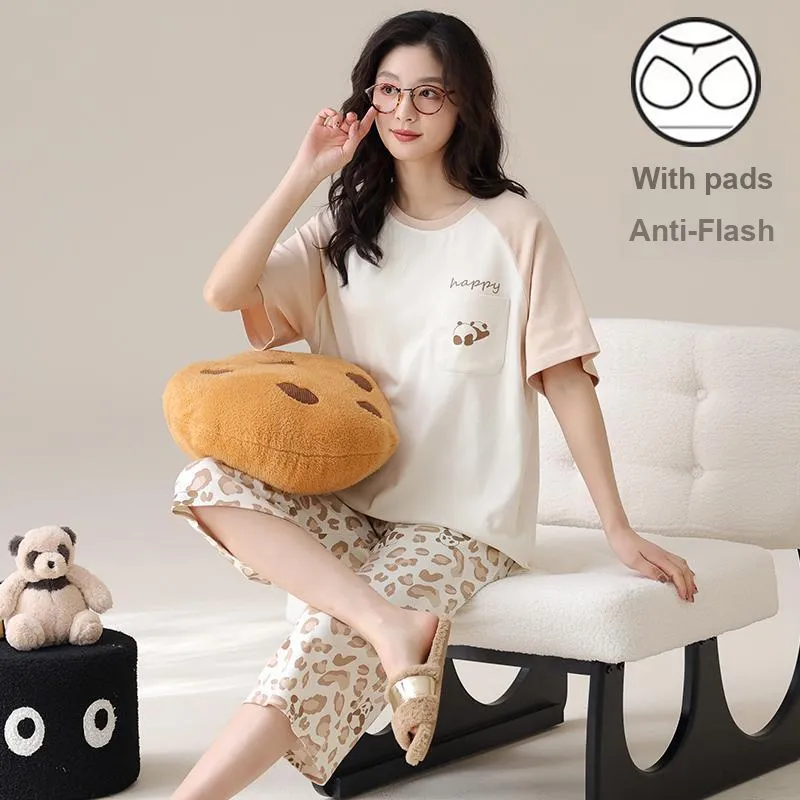 CHUDUAN Pajama Set Women's Image Color-1