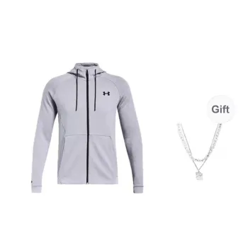 Under Armour Jackets & Coats Unisex Gray, Comes With Necklace