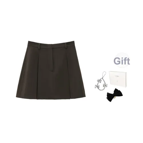 Fstudio Корейский стиль Горячая девушка Преппи стиль Атмосфера Плиссированные Повседневные короткие юбки Женские