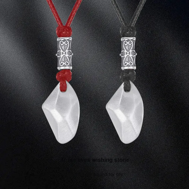 Inker Good Stone 999 Fine Silver Necklaces Unisex-1