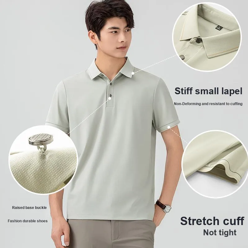 Red bean Polo Shirts Men-17