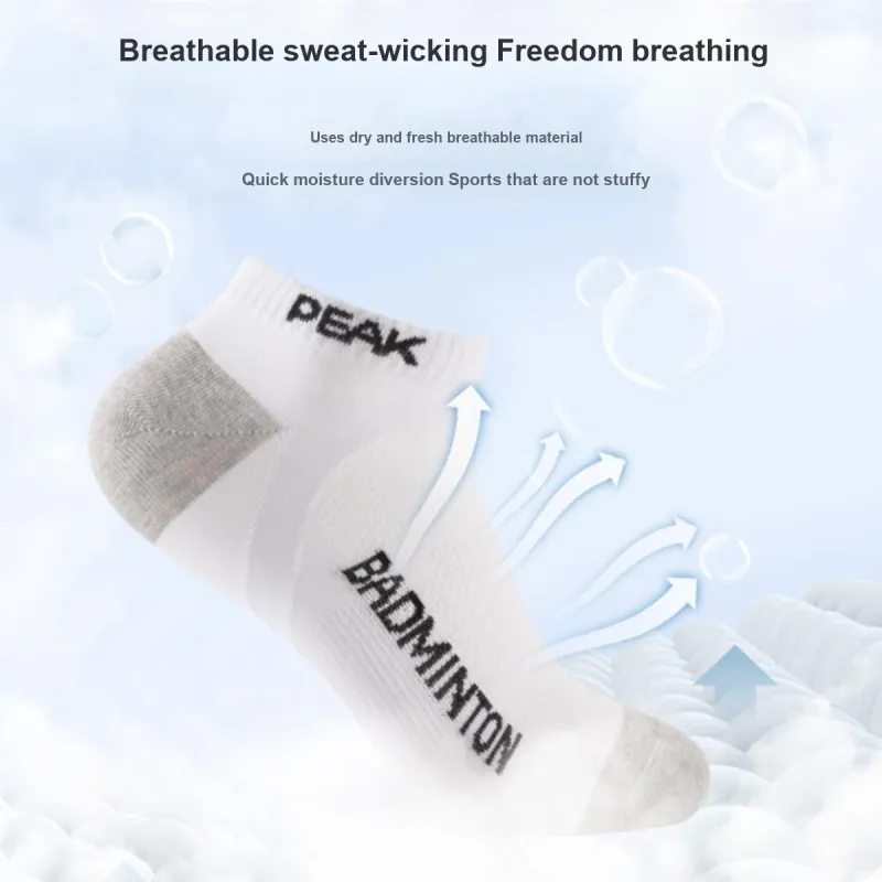 PEAK No Show Socks Unisex 3 Pack-1
