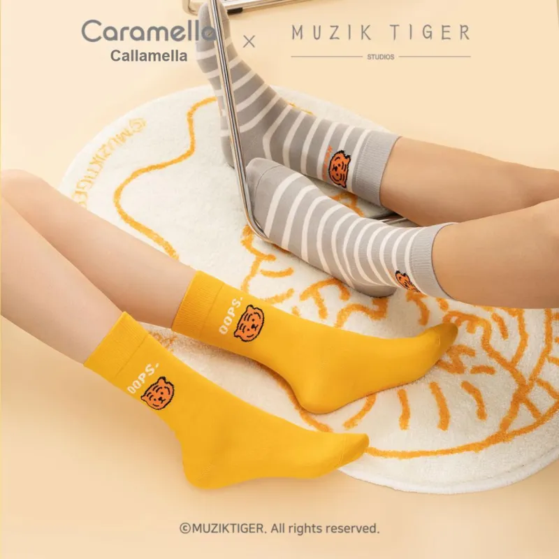 Caramella Unisex Mid Calf Socks-5