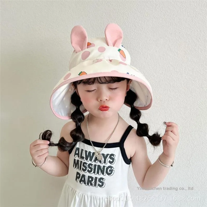 Fishing For Bears Polyester Sun Protection Hats Kids'-1