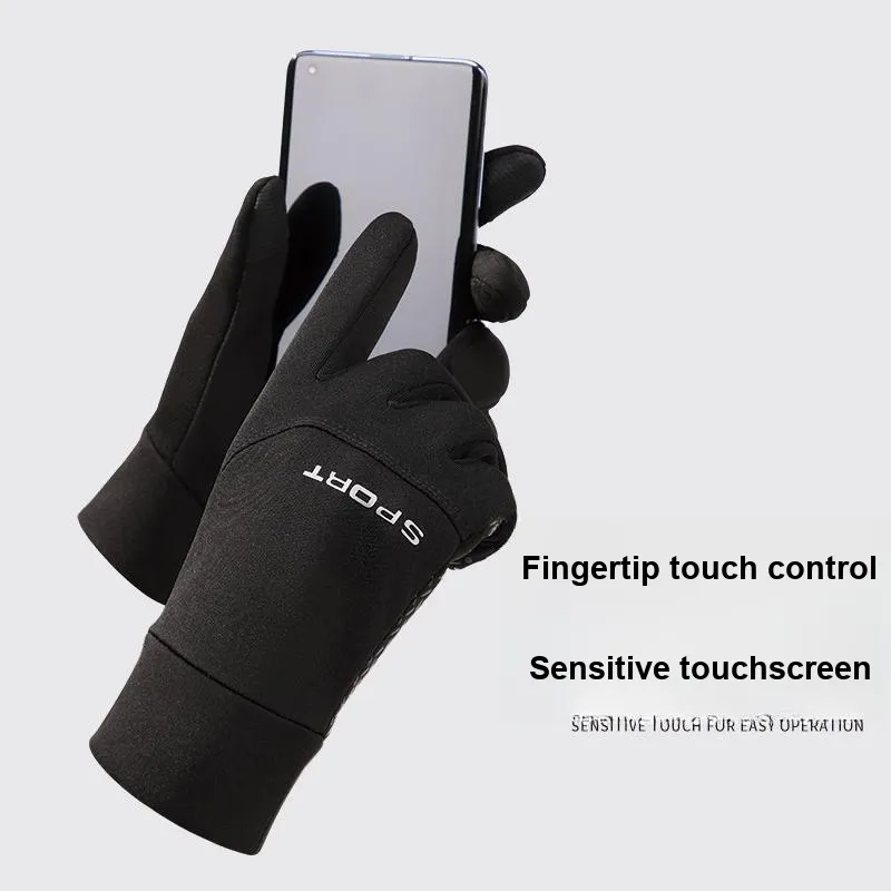 Shizhu Anti Loss Snap Buckle Sports Gloves Men's-4