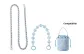 [Clothing Sets]Blue Leather Crossbody 120cm+Cartoon Decorative Chain