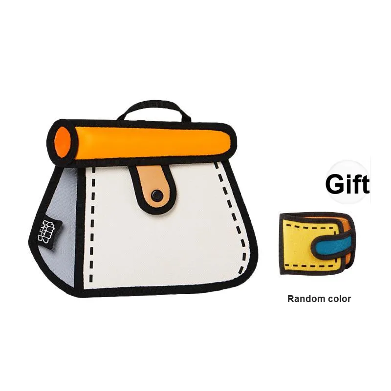 JumpFromPaper Polyester Shoulder Bag Regular Women's Orange