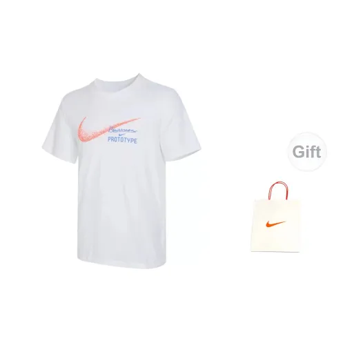 Nike T-Shirts Men White With Gift Bag