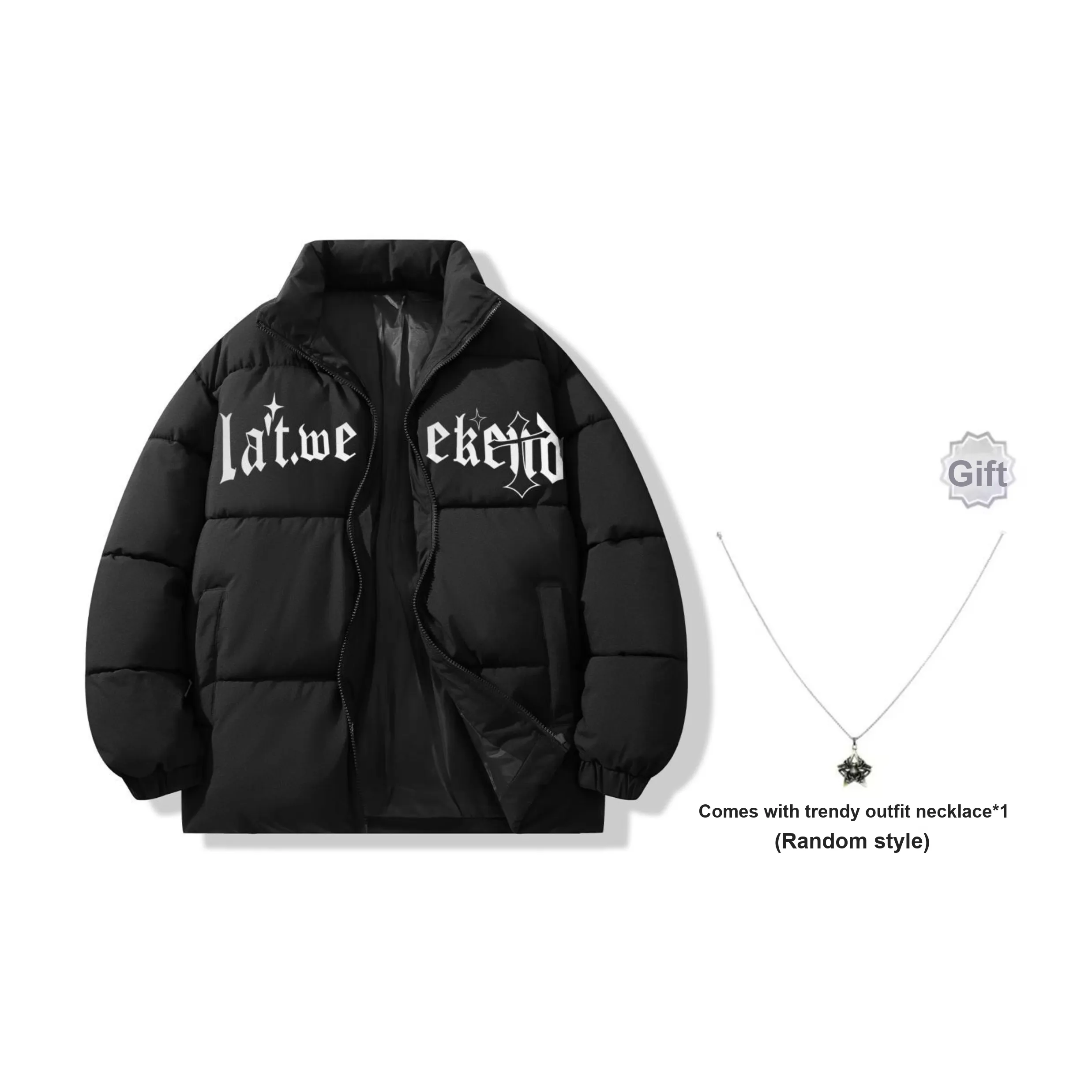 LA'T.WEEKEND Хлопковый пуховик унисекс