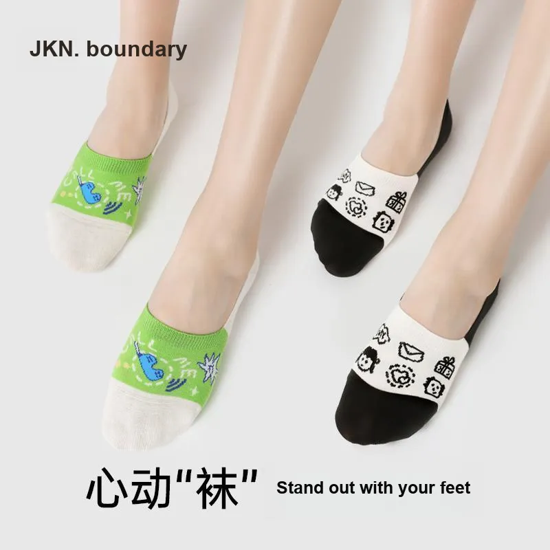 JKN Women's No Show Socks-7