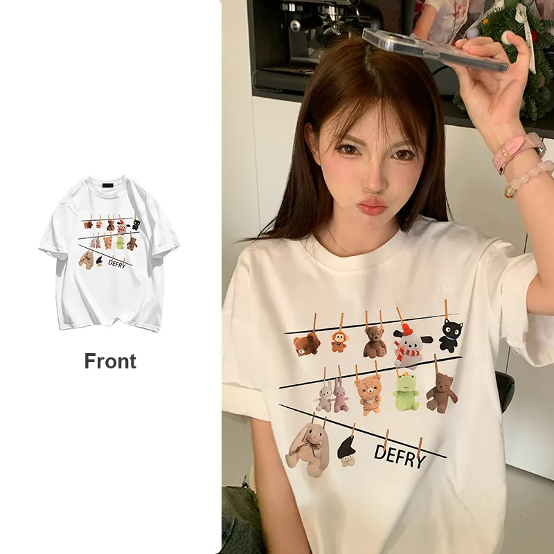 Cotton shopping T Shirts Unisex-4
