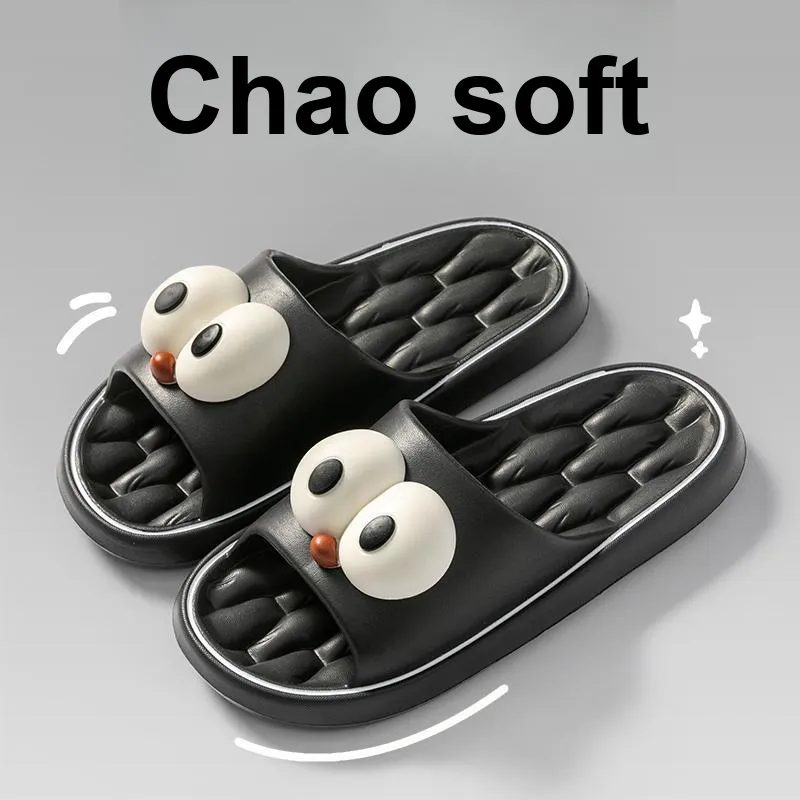 LUNNIFEIYA Summer Outerwear Platform Squashy And Bouncy Feeling Home Indoor Slip Resistant Cute Sandal-12