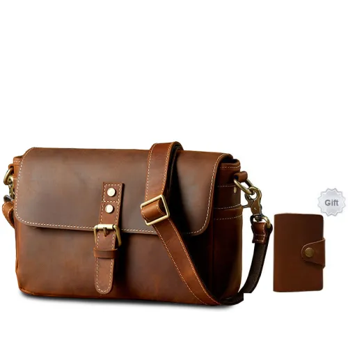 Simple & Nature Shoulder Bags Dark Brown