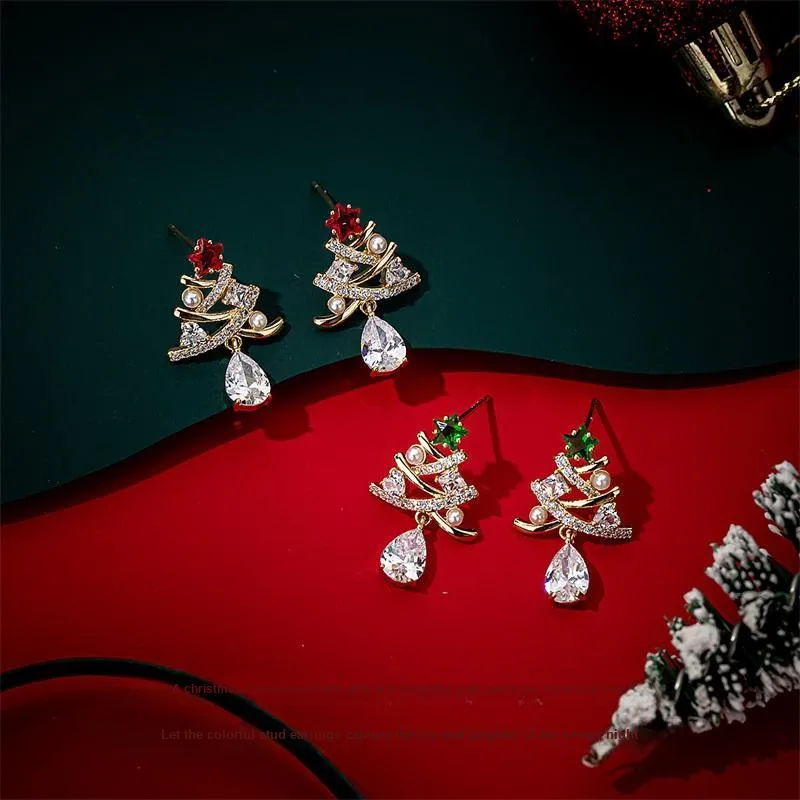 QLADY S925 Silver Stud Earrings Women's-3