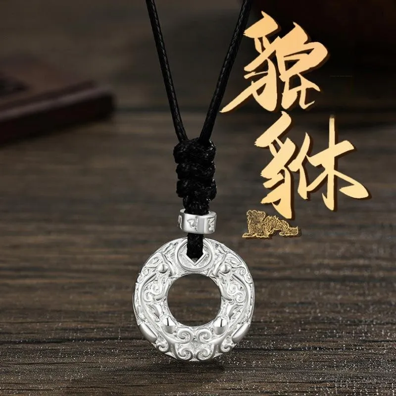 Shang Yinfu 999 Fine Silver Sterling Silver Necklaces Women's-2