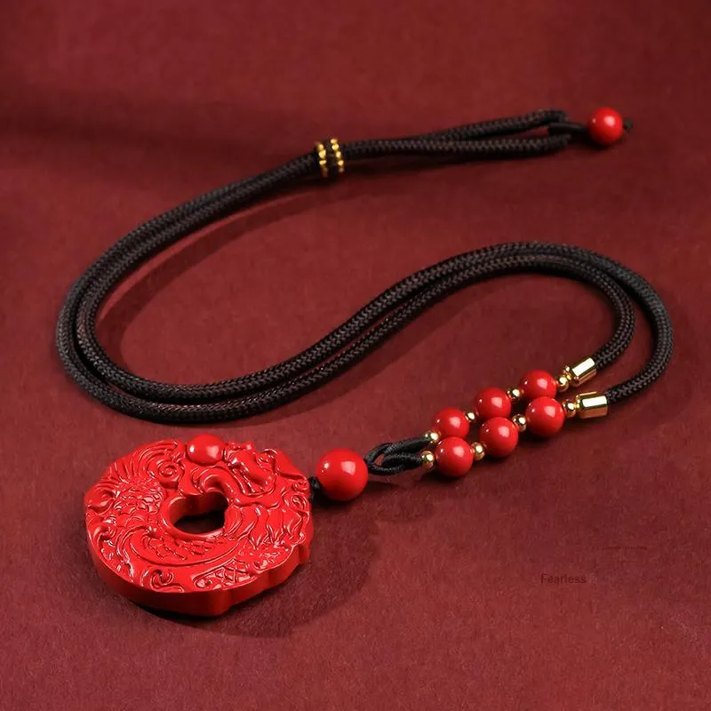 With The Heart Of The Jade Necklaces Unisex-7