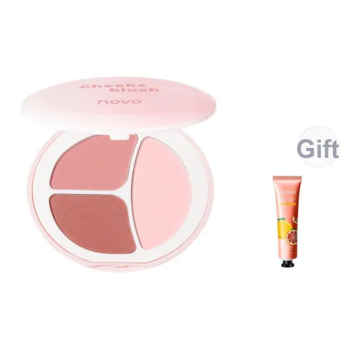NOVO Настроение Трехцветный Румяна Палетка Корректирующая Тон Кожи Контуринг и Усиливающая Цвет Лица