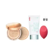 사이즈 21 교체용 리필 13g*2+수분 씰 진정 효과 자외선 차단 크림 60ml+메이크업 스펀지 1개