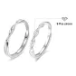 Mobius Loop Couple Rings[S999 Fine Silver]